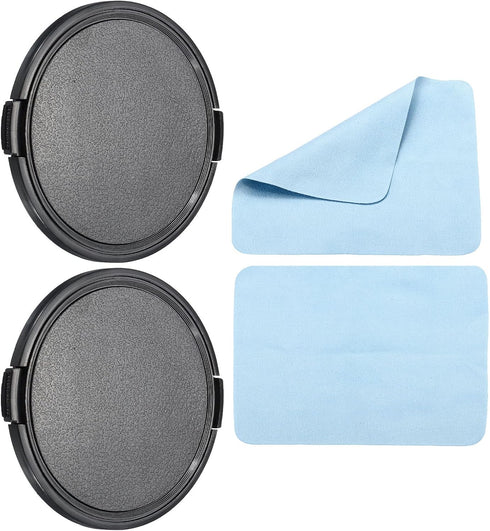 PATIKIL Camera Lens Cap, 2 Pack Sides Pinch Front Lens Cover with