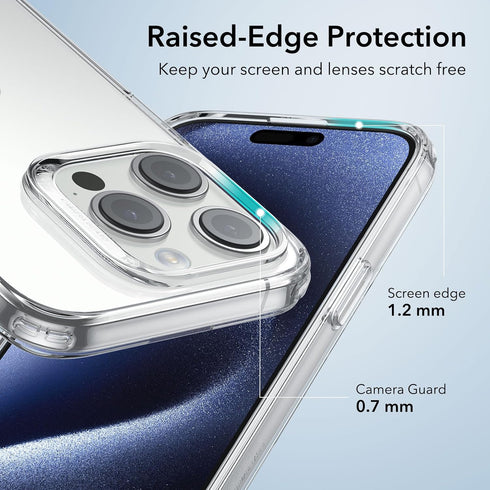 ESR 14 13 Clear Case for iPhone Case and iPhone Case, Shockproof Thin Silicone Cover, Yellowing-Resistant Slim