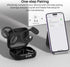 TOZO OpenEgo True Wireless Open Ear Headphone, Black, 5.3 Bluetooth Sport Earbuds with 80H Playback