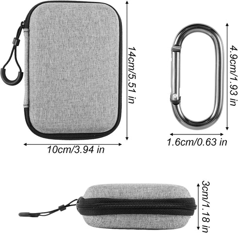 lasuroa Case Cover for PLAUD NotePin AI Voice Recorder, Soft EVA Voice Recorder Carrying Case Portable Protective Cover