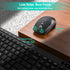 Wireless Keyboard and Mouse Combo, EarlyLit 2.4G Full-Sized Ergonomic Keyboard Mouse for Computer