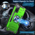 Anqrp Galaxy S20 FE 5G Case, Military Grade Protective Cover with Enhanced Metal Ring Kickstand, Grass Green