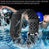 Wepro Black Band Compatible with Fitbit Charge 4/3 for Men and Women, Waterproof Breathable Sport Strap, Small