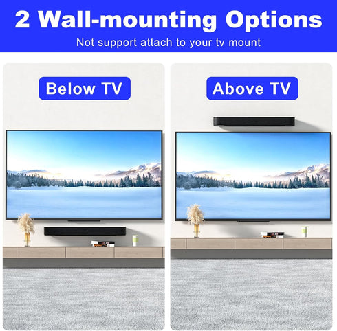BYMECOST 1 2, Soundbar Mount for Sonos Beam, Heavy Duty Wall Mount Bracket Compatible with Gen & Gen Sonos Beam Sound