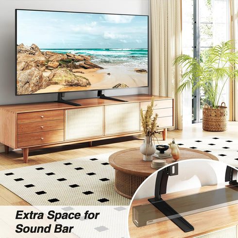 5Rcom 22 65 inch 88lbs, 800 500mm TV Stand Mount, Universal TV Stand Tabletop for to Plasma LCD LED Flat Screen TVs