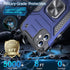 Anqrp iPhone 11 Case, Military Grade Protective Cover with Enhanced Metal Ring Kickstand, Blue
