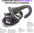 Alpatronix Cooling Facial Interface for Meta Oculus Quest 2, 2 Cooling Liquid Gel Soft Face Pads