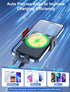 MOKPR 15W/10W/7.5W 15/14/13/13 Pro/12 Max/12/11/10/8 Wireless Car Charger, Auto-Clamping Car Mount Fast Charging Air