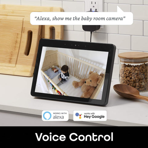 Scope Indoor 1080p HD Smart Auto-Tracking Security Camera, White, Motion Only