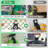 FOLIV 4PCS Heavy Duty Storage Straps, 3 in 1 Multifunction for Cables, Hoses, Ropes, Extension Cord Organizer - 28'' +