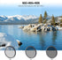 NEEWER 77mm ND2/4/8, UV/CPL/FLD Filter Kit with Lens Hoods, Cap, Pouch, Safety Tether & Cleaning Cloth