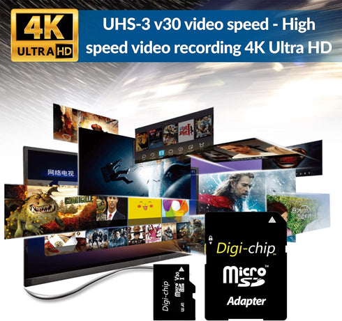 Micro-SD Memory Card UHS-1 High Speed 64GB for Amazon Fire 7, Fire HD8, Fire HD10, Kids Tablets (Yellow - Extreme)