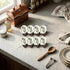 8Pcs 2.4x1.4x0.98in LOGOFUN Artificial Oysters Model Fake Shellfish Seafood Photography Prop Simulation Oysters Prop