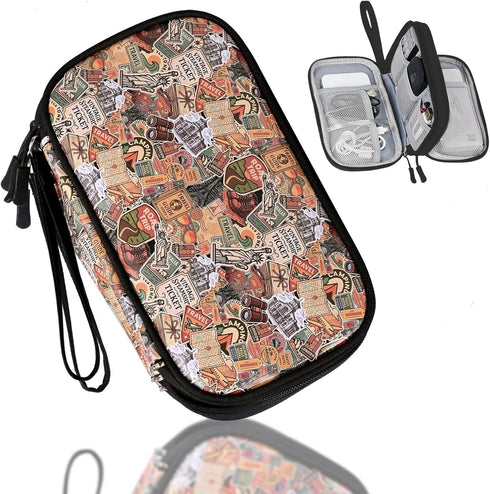 COSHAYSOO Electronics Travel Organizer Tech Bag Charging Cords Case USB Cable Charger