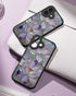 DEENAKIN 17 for iPhone Case Cute,Aesthetic Floral Hard Shell,Compatible with Magsafe,Trendy Unique Cool Retro Western