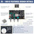 Qoroos 1PC ZK-1001U 100W 9-24V, Mono Amplifier Board with TWS, Mini Audio Amp with Boost Power Output, Vehicle
