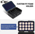 KIWIFOTOS 15 IP67 LR14 Slots C Battery Organizer Storage Case Heavy Duty Waterproof C Cell Alkaline Batteries Holder