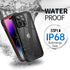 BEASTEK iPhone 14 Pro Max Waterproof Case, FSN Series Underwater Shockproof with Built-in Screen Protector, Red