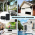 Herdio 3.5 Inch Passive Outdoor Speakers, 200W 3 Way Premium Mountable Wall Speakers, Black Pair