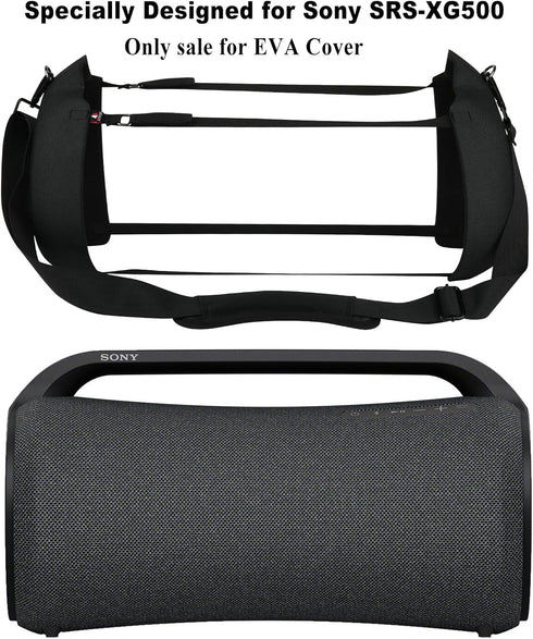 TXEsign Travel Carrying Strap Case Cover for Sony SRS-XG500 X-Series Bluetooth Speaker, Hard EVA Protective Shell