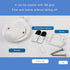 Echo Dot Wall Mount Holder for 3rd Generation, Space-Saving Accessories with Cable Management, White