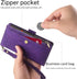 Antsturdy Wallet Case for Samsung Galaxy Note 9, RFID Blocking PU Leather Flip Shockproof Cover (Purple)