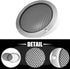 X AUTOHAUX 6.5" Speaker Grille Cover, Mesh Trim Round Subwoofer Grille Horn Protective Guard for Car