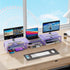 2-Tier gianotter Metal Monitor Stand Riser, Office Desk Storage Organizer for Computer Monitor, Laptop, Printer, Office