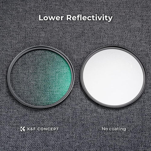K&F Concept 52mm Lens Filter Kit - 18 Multi Layer Coatings Circular Polarizer & MC UV Protection Filter Set for