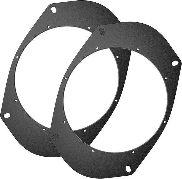 NuIth 6X9 to 6.5 inch Door Speaker Adapter - Universal Spacer Ring Installation Plate for Select Jeep/Chrysler/Dodge