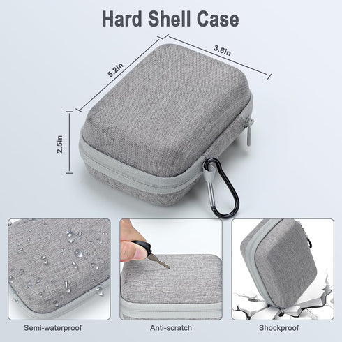 Hard Travel Case for Carson MicroBrite Plus 60x-120x LED Lighted Pocket Microscope (MM-300)