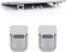 Abeillo 2PCS Portable Keyboard Riser, Self-Adhesive Mini Laptop Stand Invisible Computer Keyboard Stand