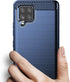 Osophter for Galaxy A42 5G Case, Samsung M42 5G Shock-Absorption Flexible TPU Rubber Protective Cover (Navy Blue)