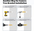 Adjustable Trail Camera Tree Mount, Outdoor Mounting Bracket Holder with Double 360 Swivel Tilt Ball Joints