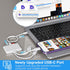 Suejezt 4 1 in SD Card Reader for iPhone/iPad/Mac, USB-C/Lightning/USB-A Memory Card Reader, Photo Transfer from
