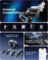 LENCENT 5.4 54W 2 Bluetooth Car Adapter FM Transmitter Fast Charging, Dual Mics, HiFi Bass Sound, Modes LED Backlit