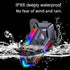 Y20 Motorcycle Helmet Bluetooth Headset, HiFi Sound, Noise Reduction, 1000mAh Battery, Waterproof, Easy Set Up
