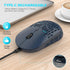 Type C Wireless Mouse, Dual Mode Rechargeable Silent Bluetooth Mice with 2.4G Receiver for Laptop, iMac, Chromebook