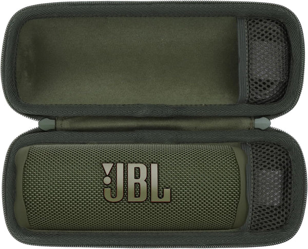Hard Case for JBL Flip 6 5 4 Waterproof Portable Bluetooth Speaker (Green Case)