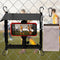 Cell Phone Fence Mount with Sunshade, Aluminum Fence Camera Mount Holder for