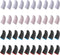 Geyoga 40 Pieces Gaming Finger Sleeve - Thumb Sleeves Mobile Gaming Finger Protectors in Mixed Colors