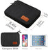 Travel Cable Organizer Bag Double Layer Waterproof Portable for USB Cable, Phone Charger, Headset Wire, SD Card