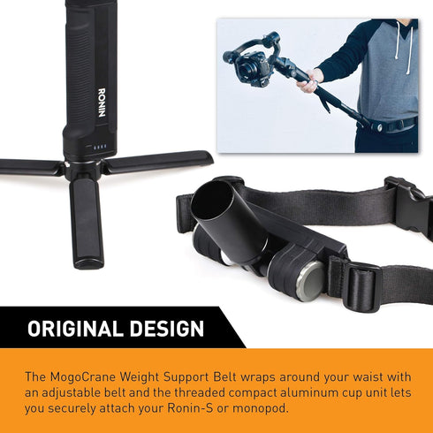 Kamerar MogoCrane Belt Kit, Weight Support for Single Handed Gimbal Stabilizer, DJI Ronin-S, Zhiyun Crane