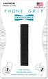LOVEHANDLE Universal Phone Grip - Black Elastic Strap with White Base - Fits Most Smartphones, Mini Tablets