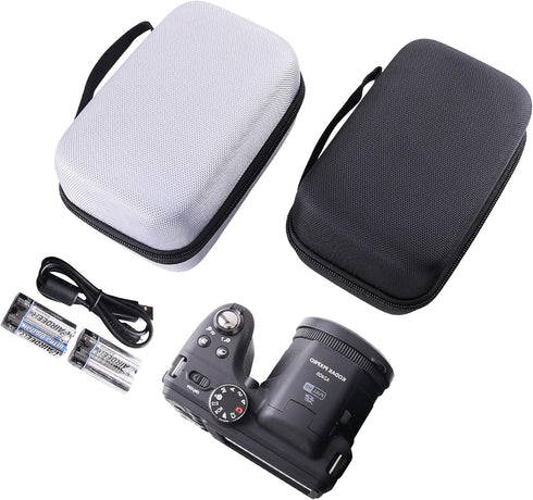 Hard EVA Carrying Case for KODAK PIXPRO AZ401/AZ405/AZ425/AZ255 Digital Camera, Grey