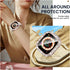 Tensea 2 in 1 Waterproof Case for Apple Watch Ultra2/Ultra 49mm, Hard PC Diamond Bumper with Tempered Glass Film, Bling