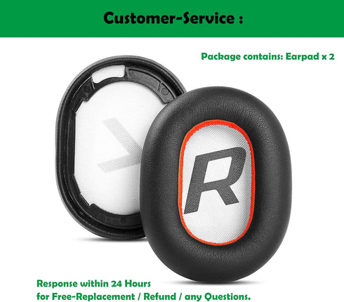 Supreme Comfort Replacement Ear Cushions for Plantronics Voyager 8200 UC/Backbeat Pro2 Bluetooth Headphones
