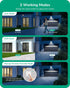 EDISHINE Outdoor Motion Sensor, 240° Detection Range & 60FT Detection Distance, Dusk to Dawn