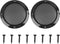 X AUTOHAUX 2pcs Black Grill Cover 5inch Mesh Protector for Car Speaker Woofer Subwoofer
