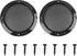 X AUTOHAUX 2pcs Black Grill Cover 5inch Mesh Protector for Car Speaker Woofer Subwoofer